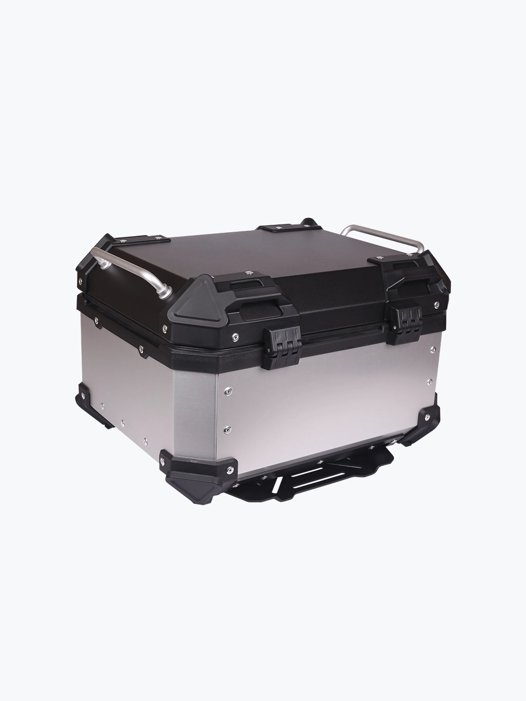 JB Racing Top Case 35L Premium Silver With Backrest Pad