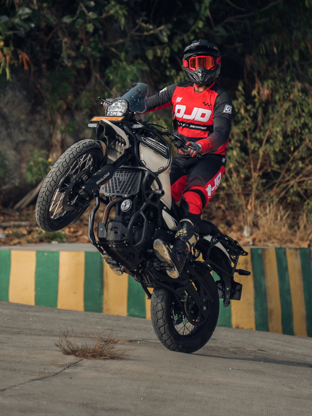 Legundary Himalayan 450 Vambrace Bash plate Mild Steel