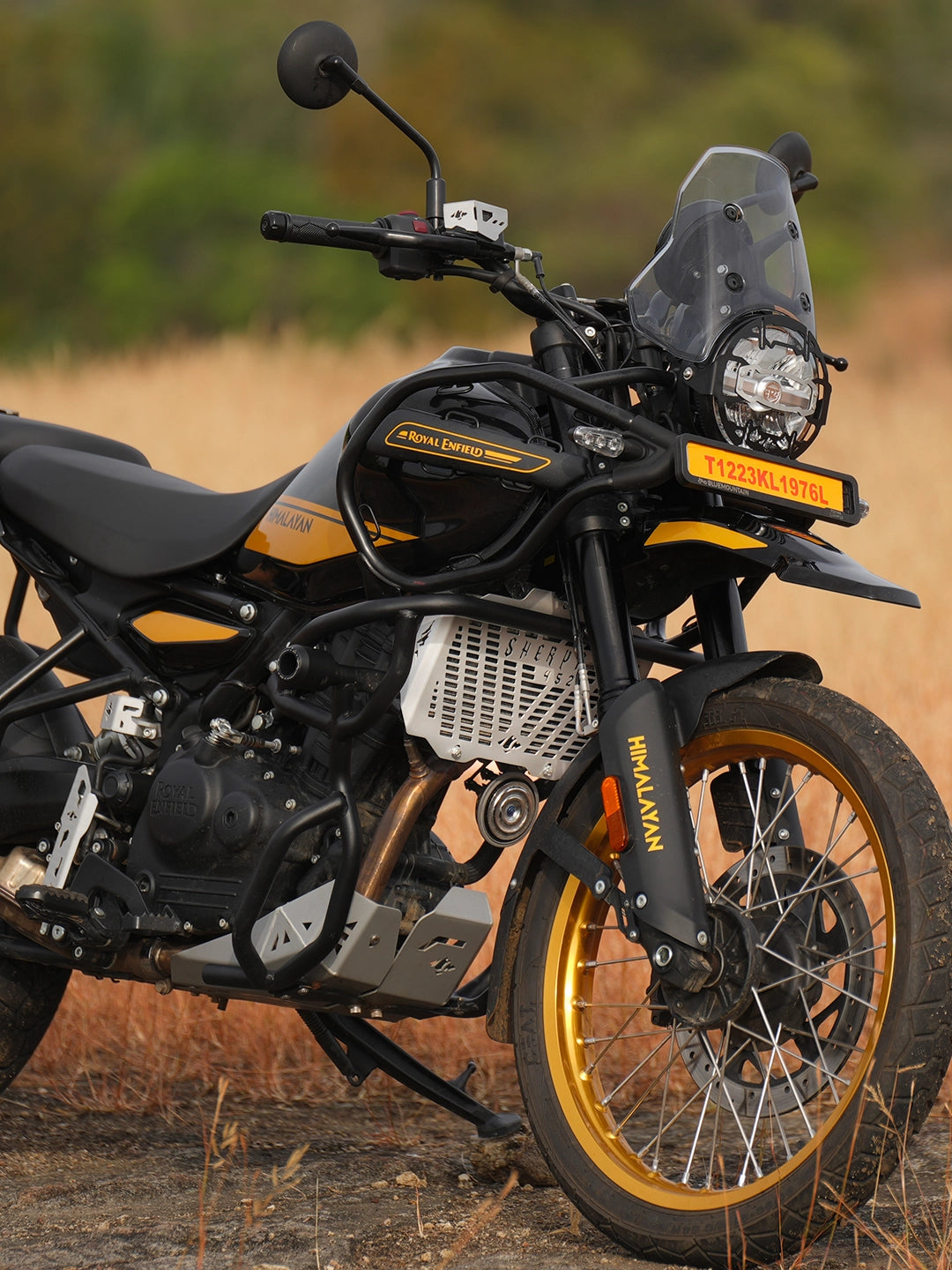 Legundary Himalayan 450 Bazooka Crashguard With Slider