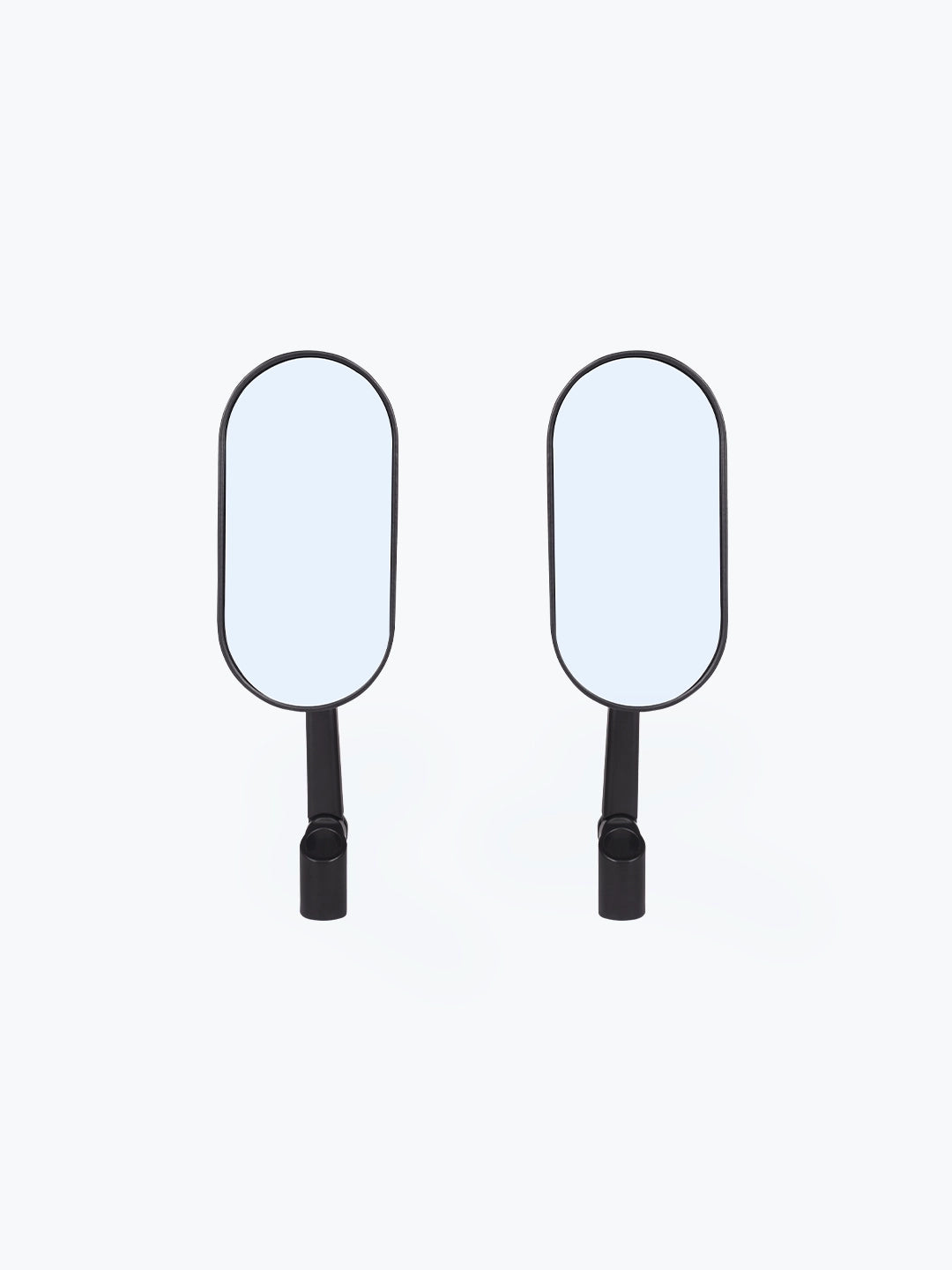 Inverted Alloy CNC Carbon Fiber Oval Mirror