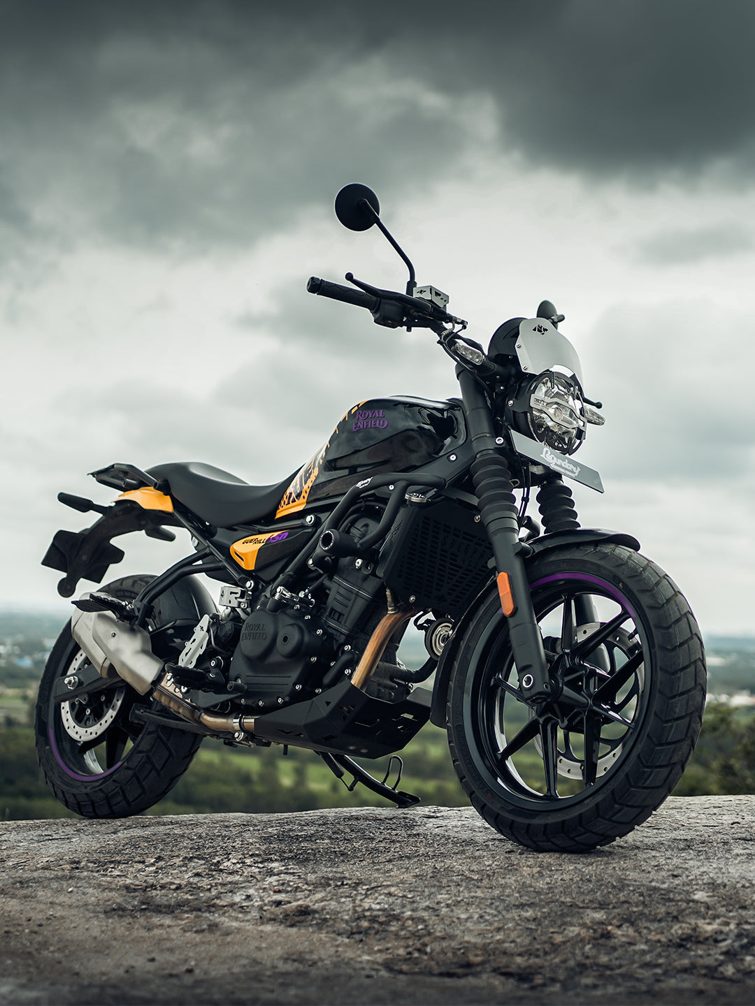 Legundary RE Guerrilla 450 Bazooka Crash Guard