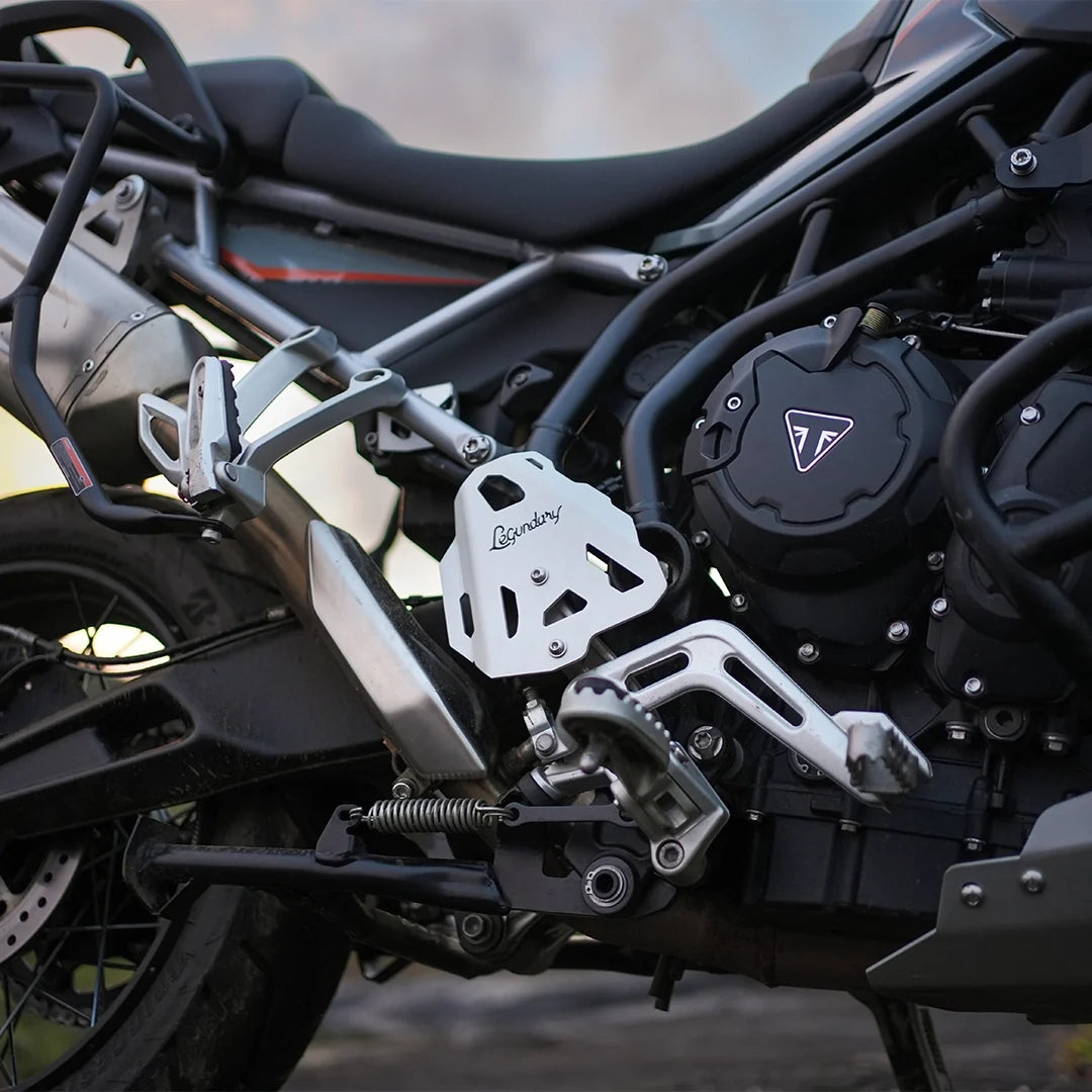 LEGUNDARY TRIUMPH TIGER 900 TITAN BOOT GUARDS SILVER