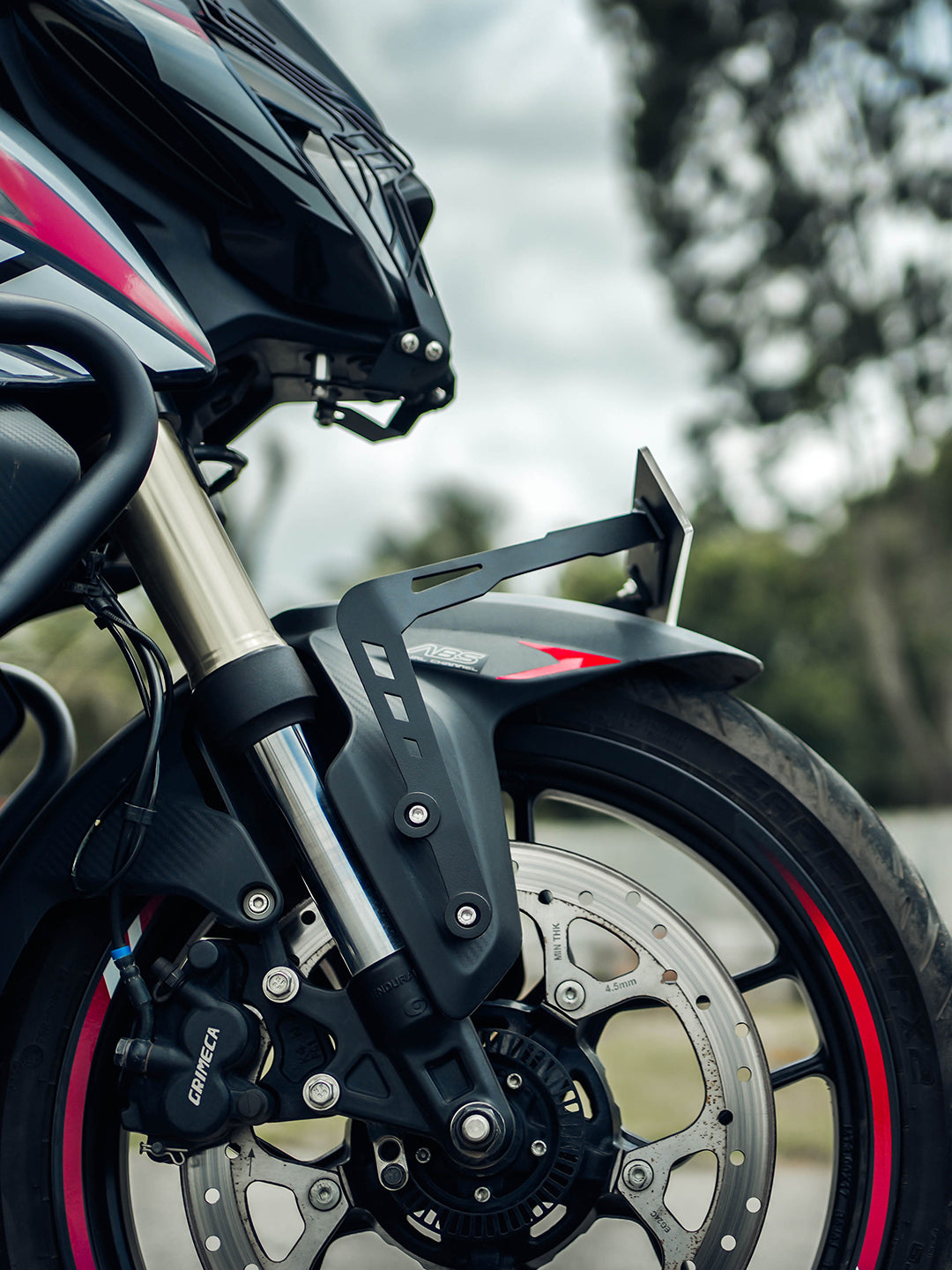 Legundary Bajaj Pulsar NS400Z Brooch Number Plate Holder