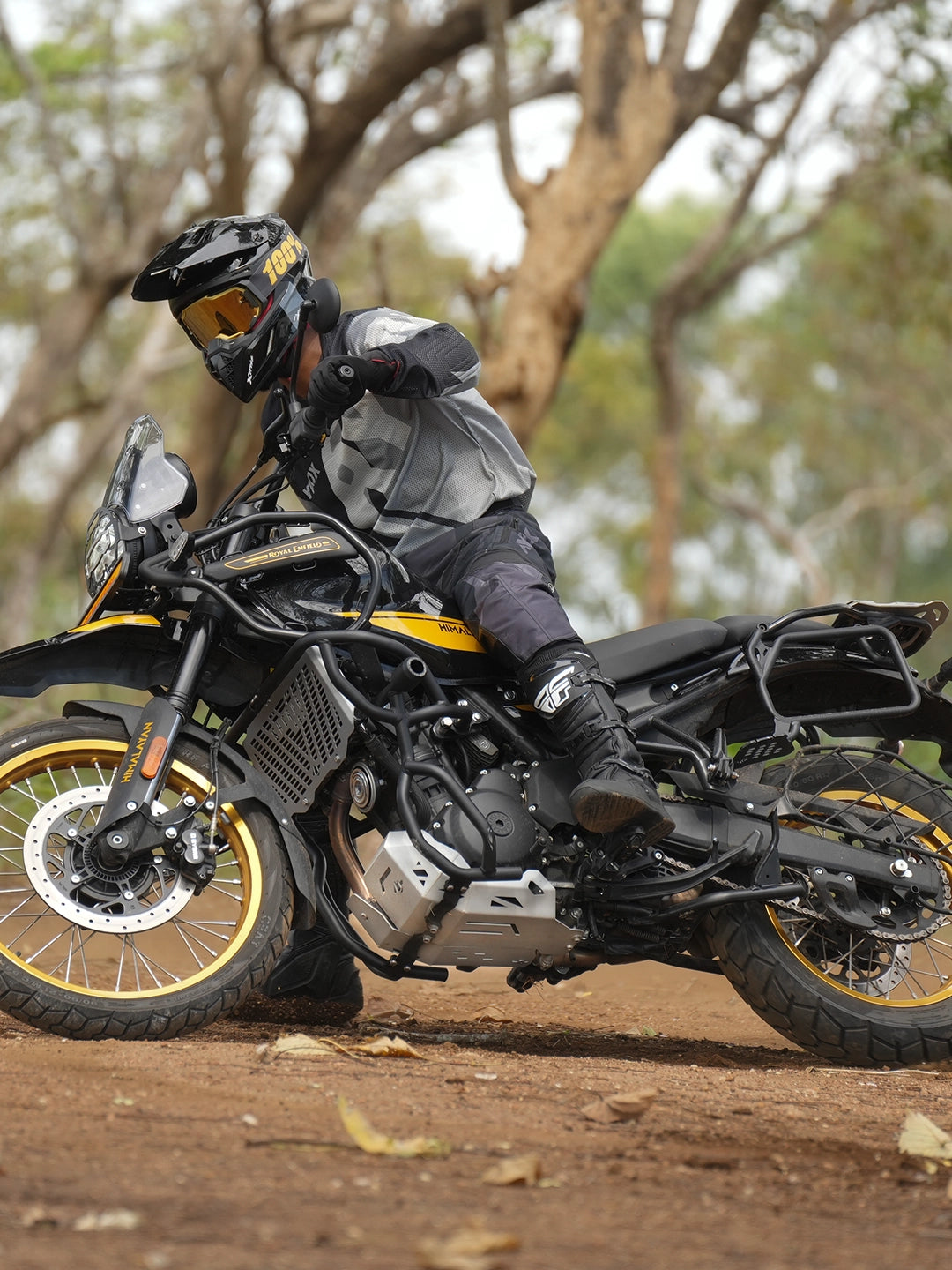 Legundary Himalayan 450 Vambrace Bash plate Aluminium