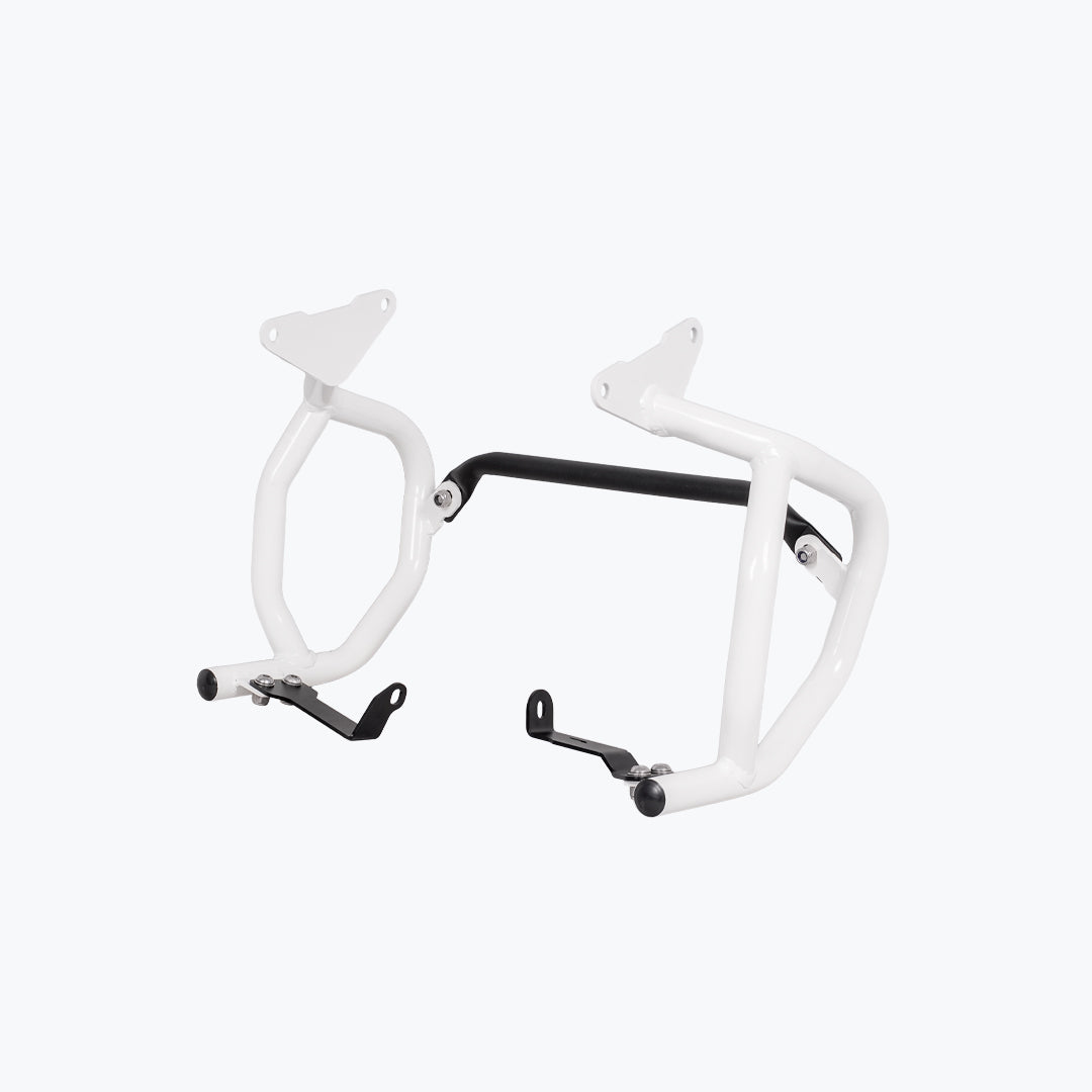 Legundary TVS APACHE RTX 300 RAPTOR CRASH GUARD UPPER & LOWER SET WHITE