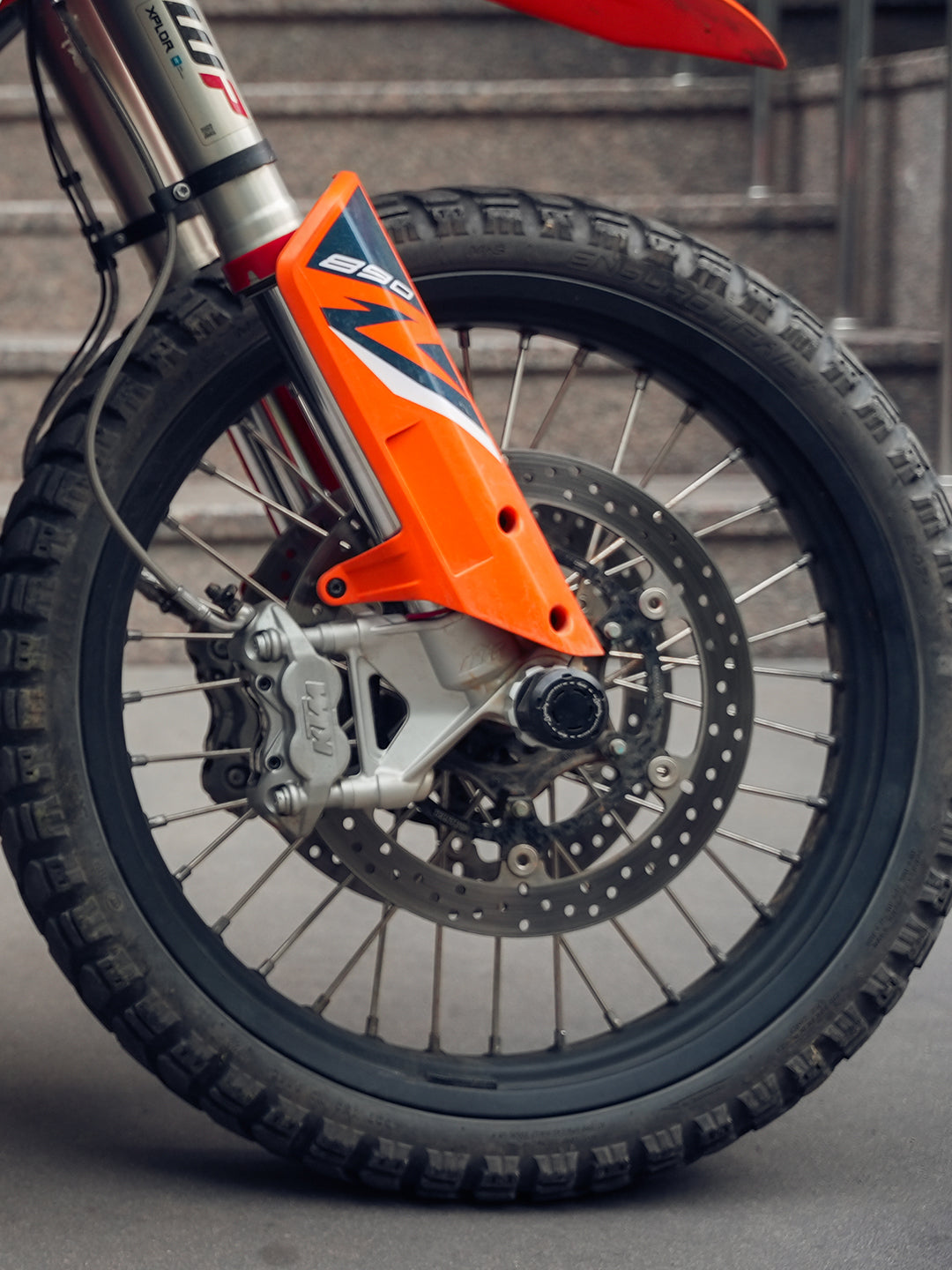 Legundary KTM ADV 890 Rotex Front Wheel Slider