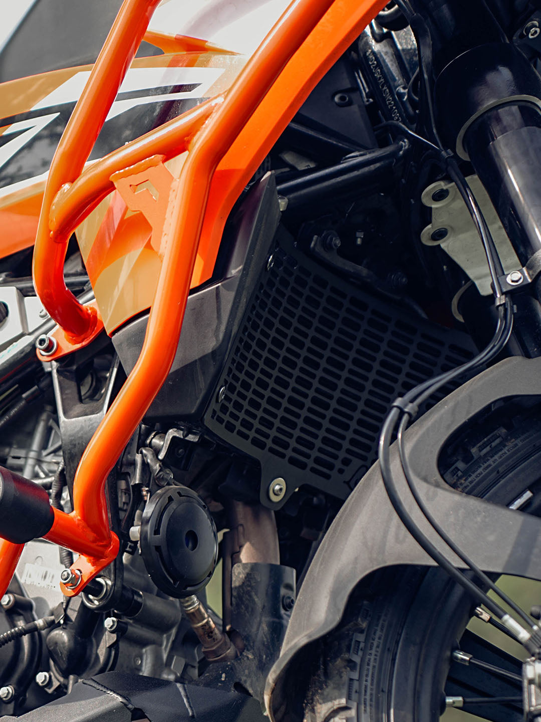 Legundary KTM ADV 390 2025 Model Vector Radiator Grill Black