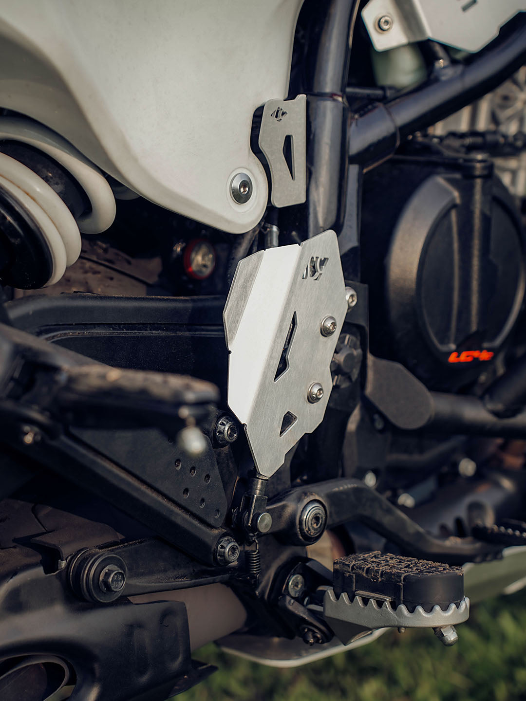 Legundary KTM ADV 390 2025 Model Titan Master Cylinder Guard Silver