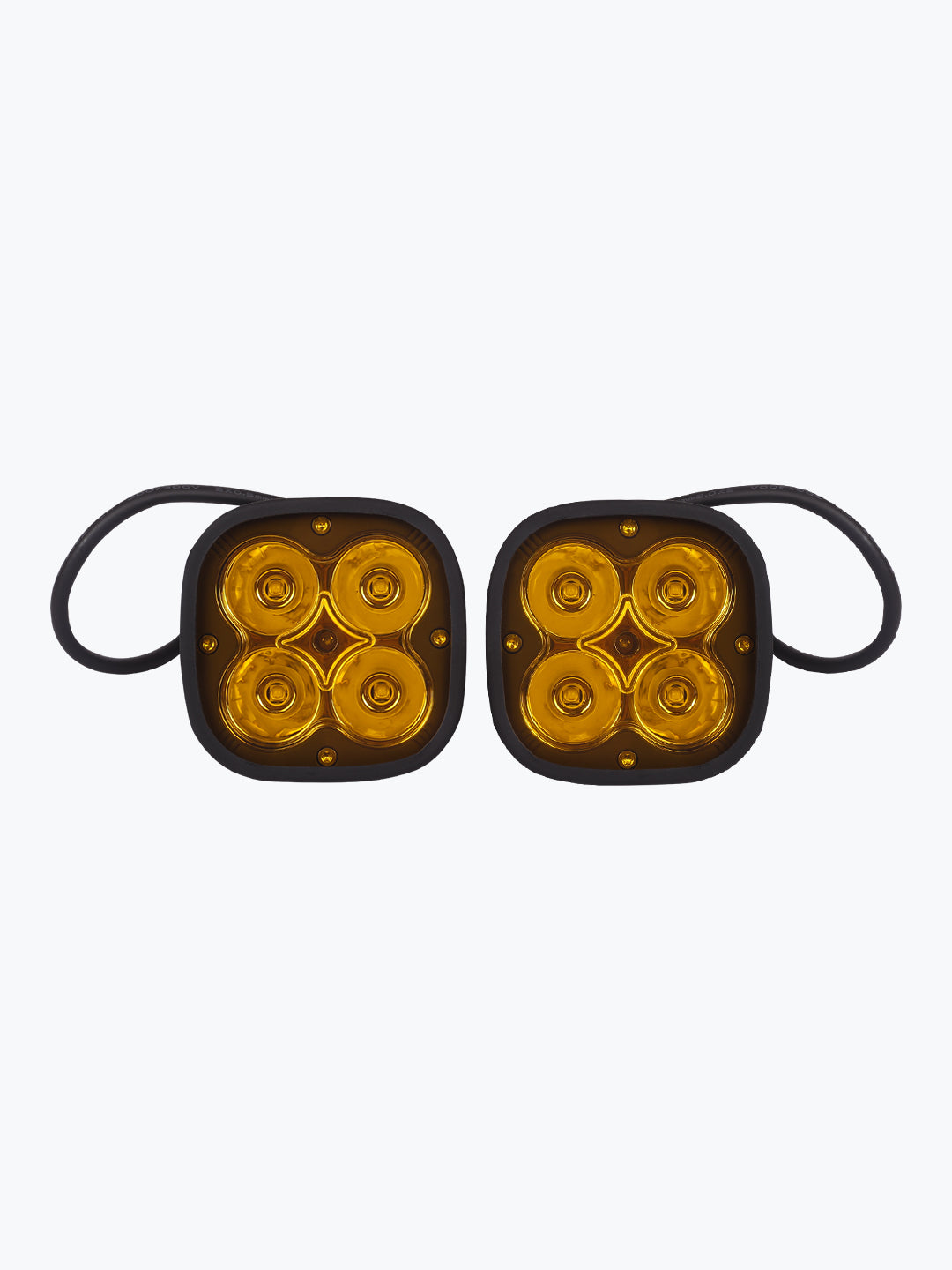 HJG 4 LED Cap Pair Fog Light Dimmerstat Premium