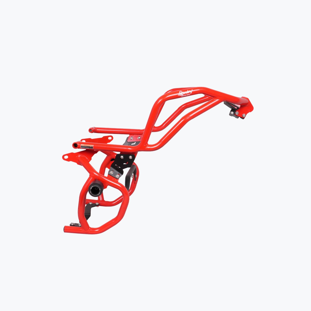 LEGUNDARY TVS APACHE RTX 300 RAPTOR CRASHGUARD UPPER & LOWER WITH SLIDER