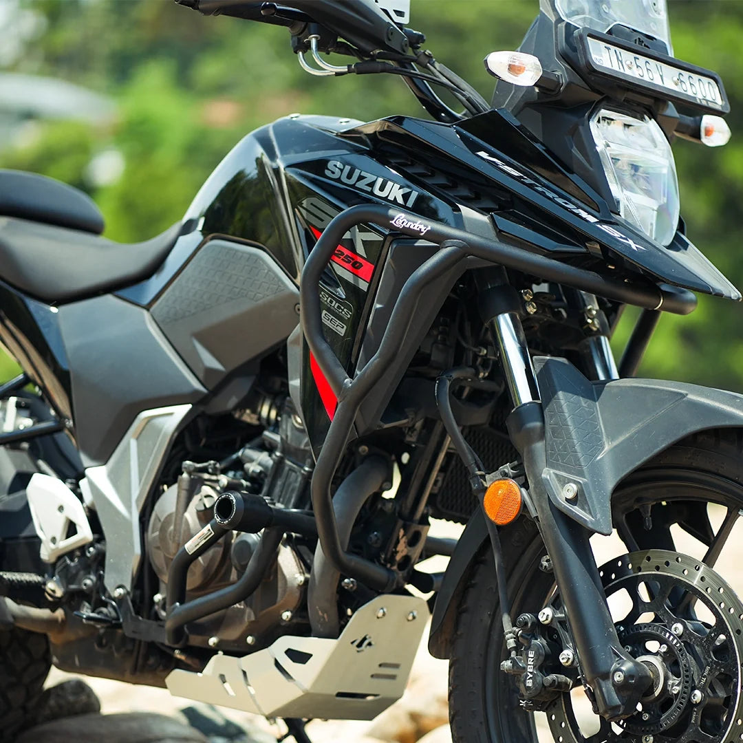 Legundary V Strom 250 Raptor Crashguard Upper & Lower Set Black