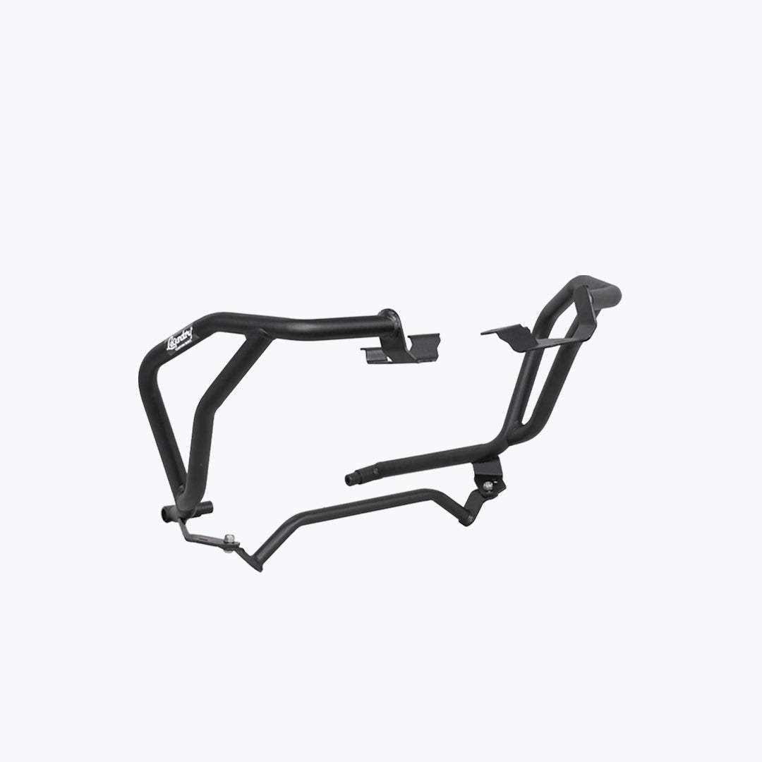 Legundary TVS APACHE RTX 300 RAPTOR CRASH GUARD UPPER & LOWER SET BLACK