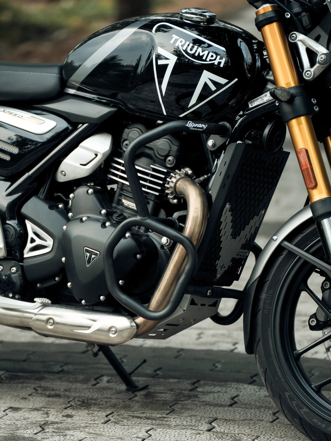 Legundary Triumph Speed 400 Velocis Non Slider Crash Guard