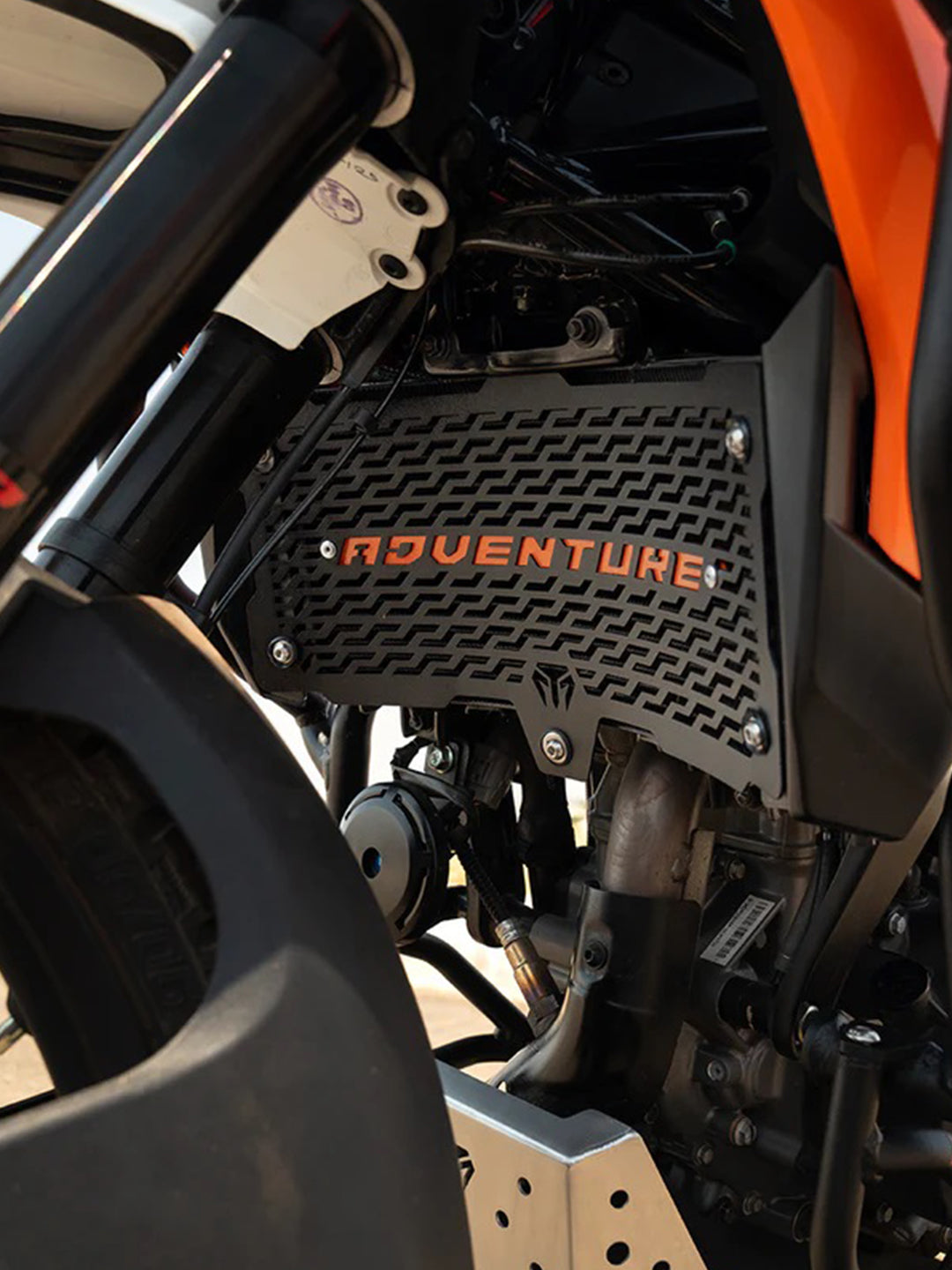 Moto Torque KTM 390 ADV X Radiator Guard Black