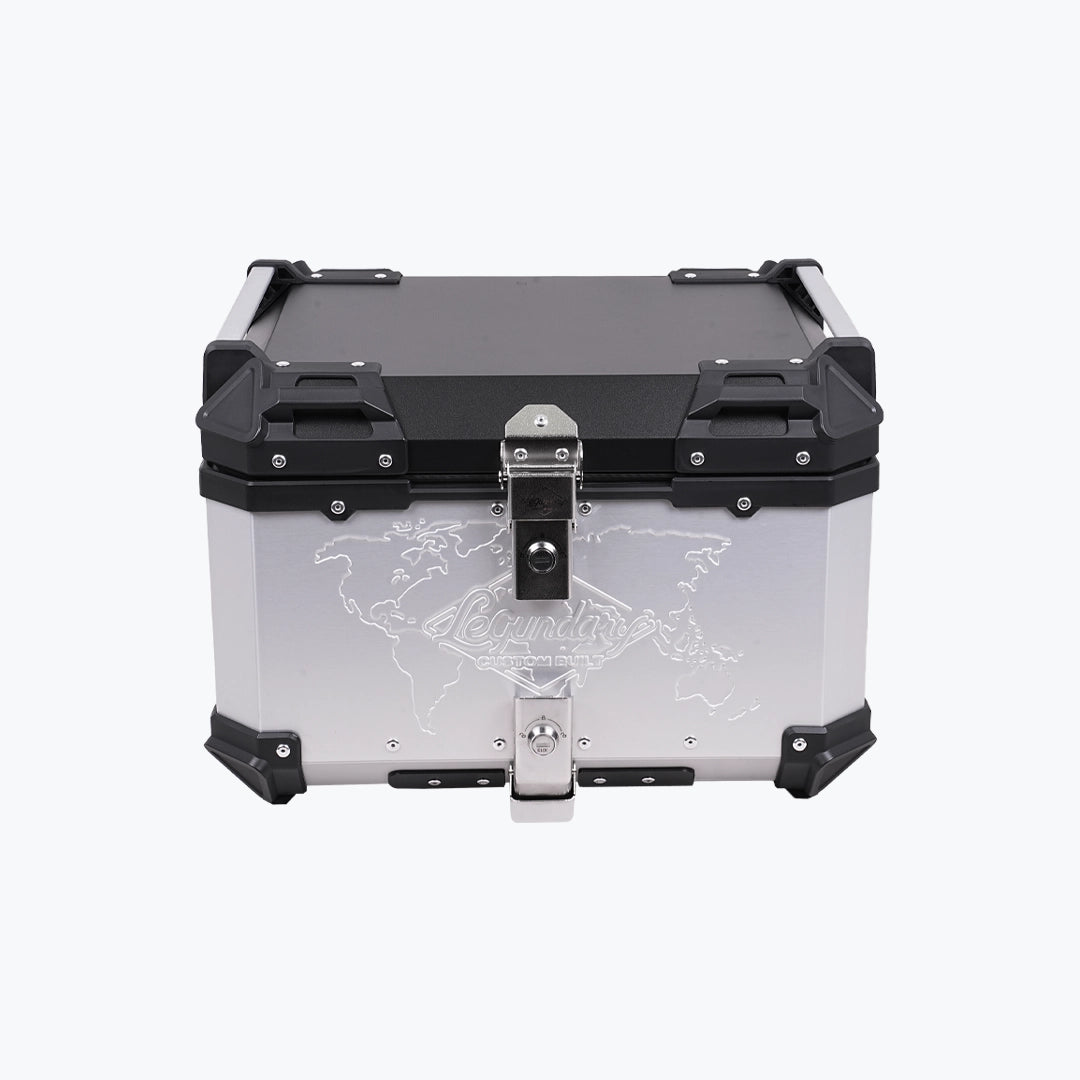 Legundary Fort Knox Series Top Case 55L Aluminium With Backrest Pad