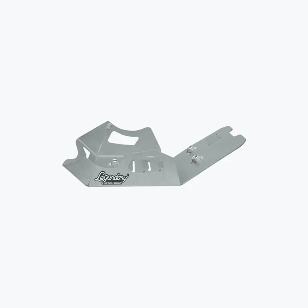 LEGUNDARY TRIUMPH TRACKER 400 VOYAGER BASHPLATE SILVER