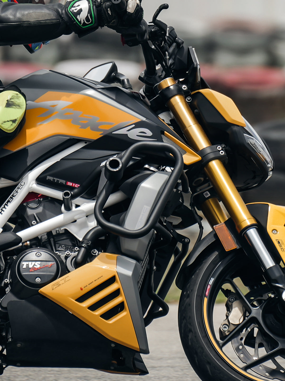 Legundary Apache RTR310 Thanos Crash Guard With Slider