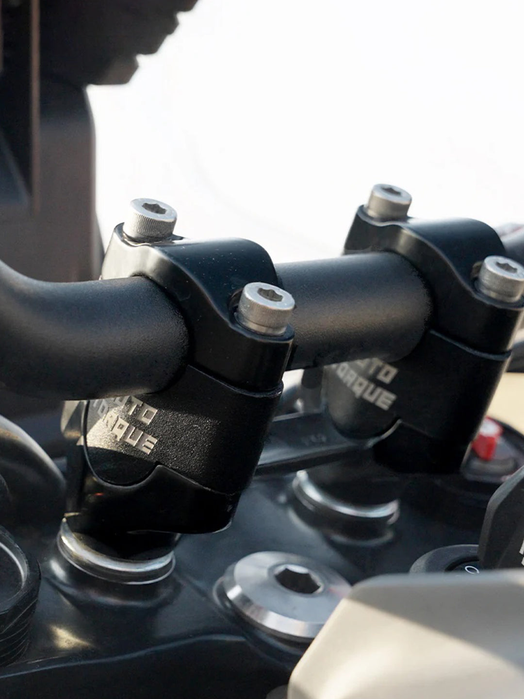 Moto Torque KTM 390 ADV X Handle Bar Riser Black