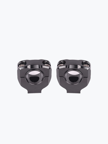 Handle Riser Bevel Edge Round Black