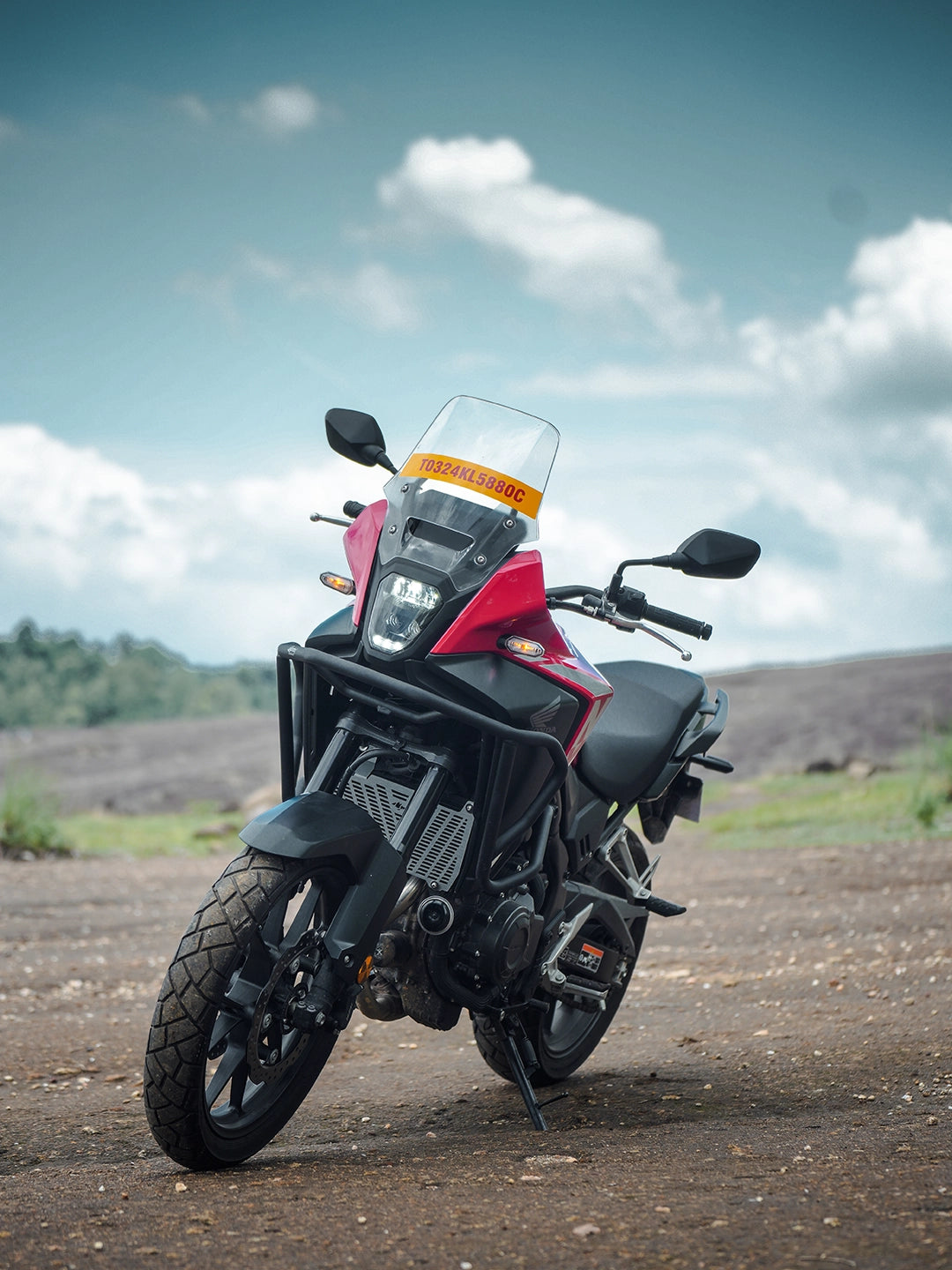 Legundary Honda NX500 Adrinex Crash Guard