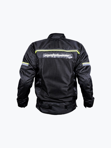 Motowear Cool Pro Riding Jacket Black Green