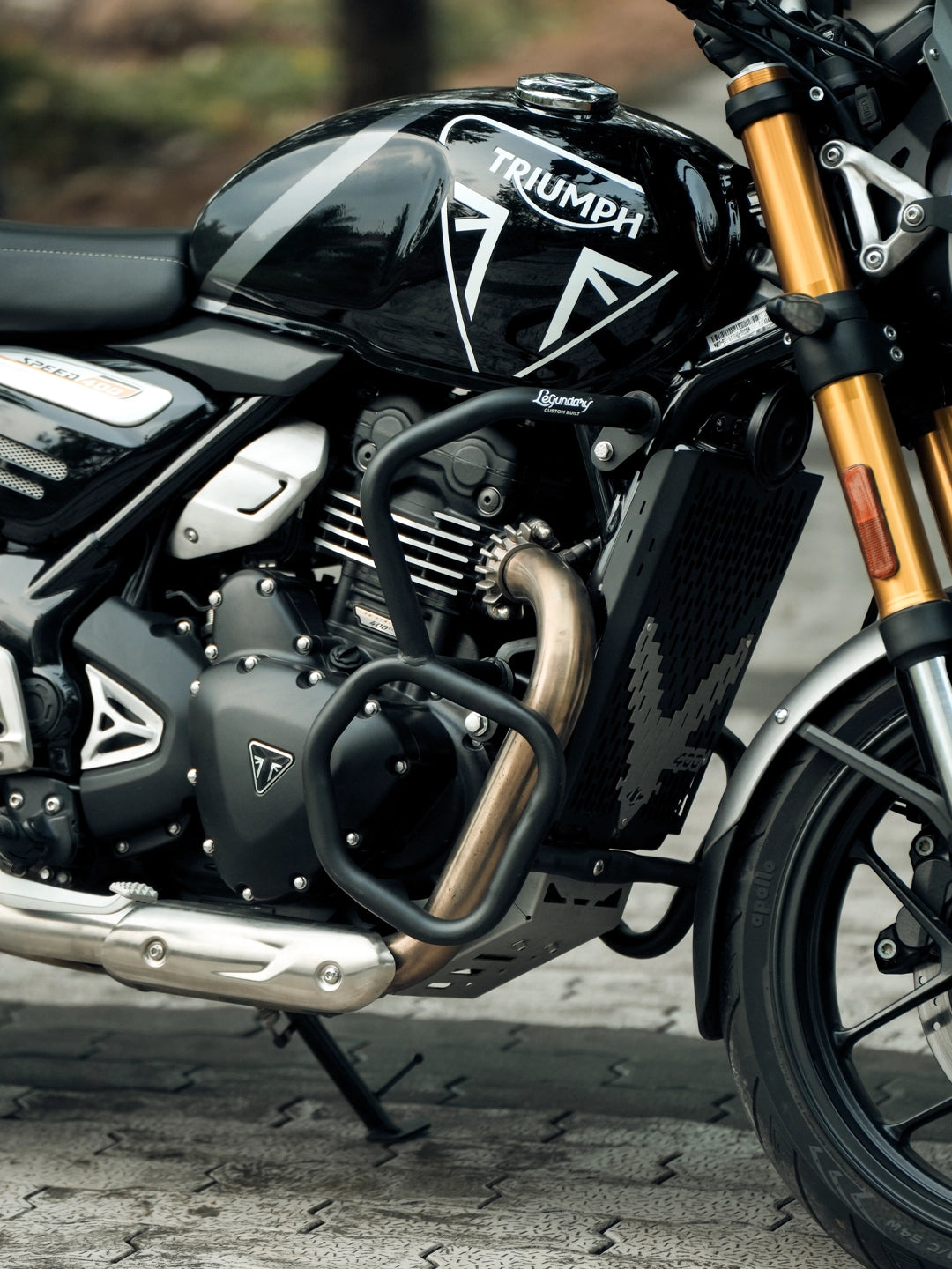 Legundary Triumph Speed 400 Velocis Non Slider Crash Guard