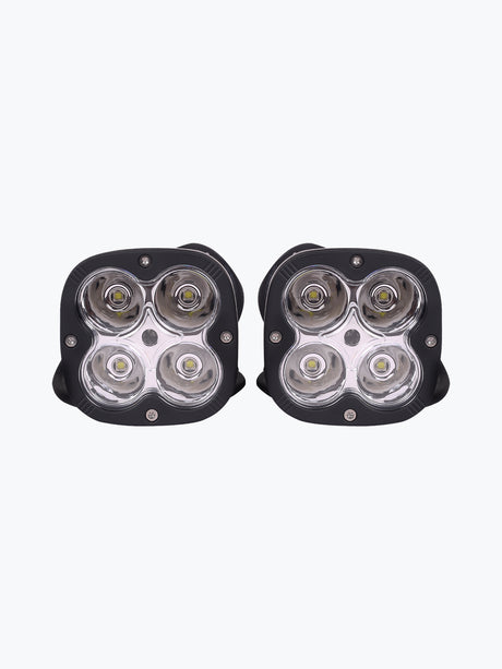 HJG 4 LED Cap Pair Fog Light Dimmerstat Premium