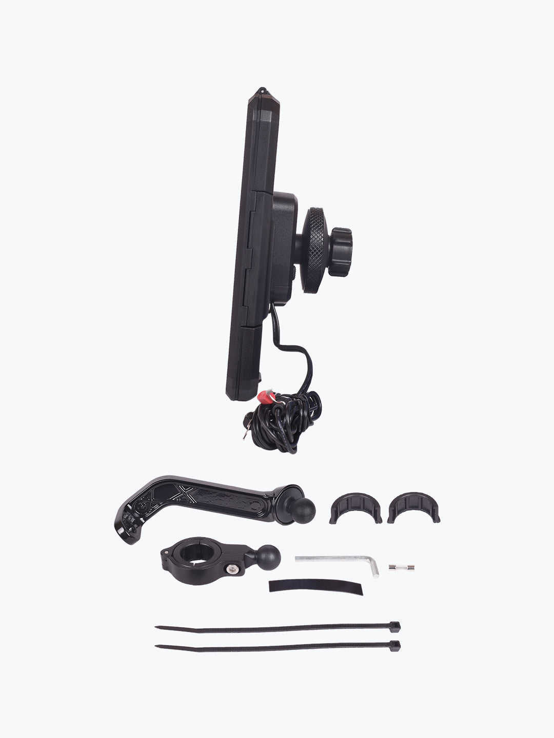 Jb Racing M18L-A2-MO With Vibration Damper Wireless Charger Long Mirror Mount