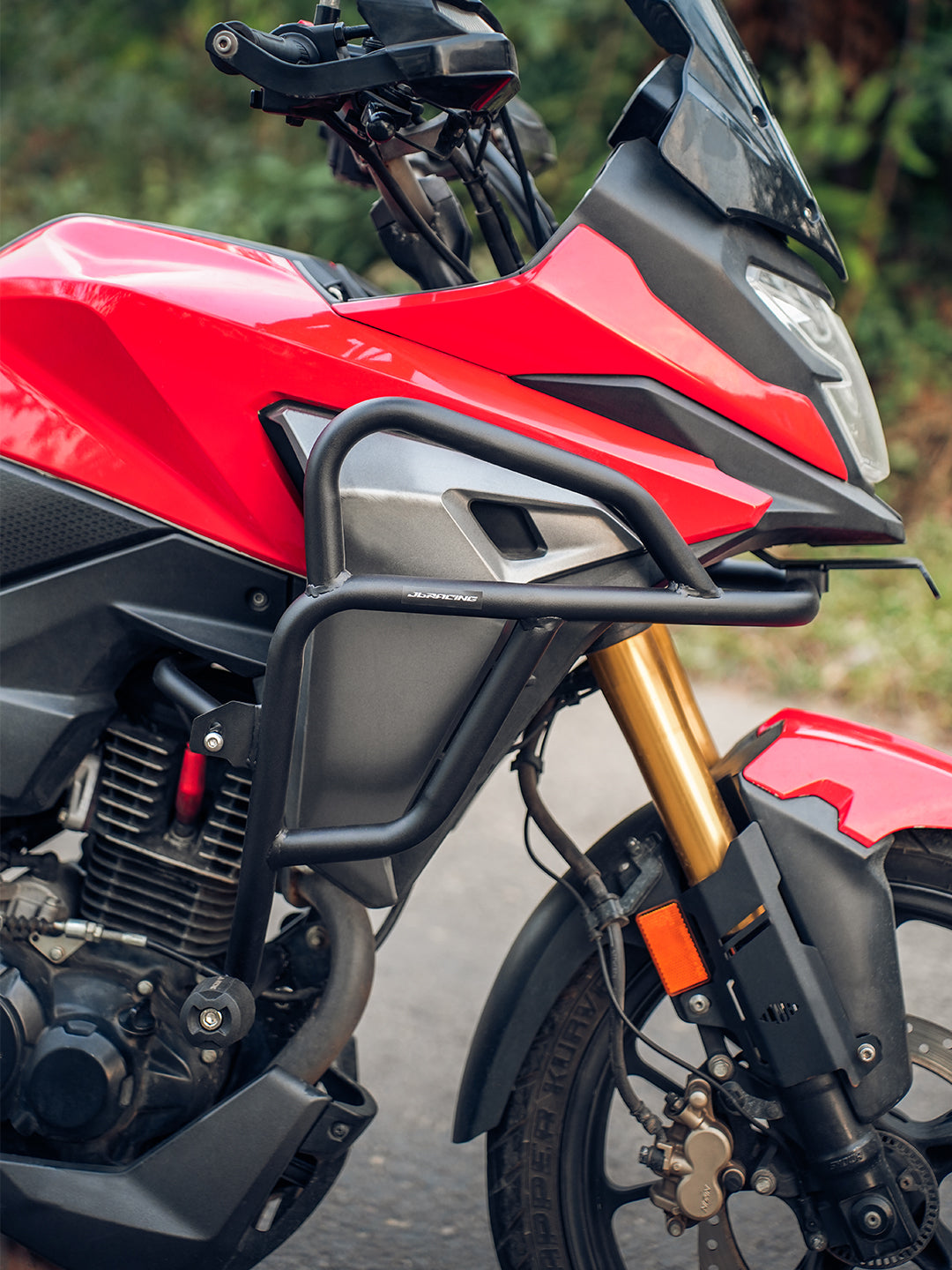 JB Racing Honda CB200X Crash Guard With Slider