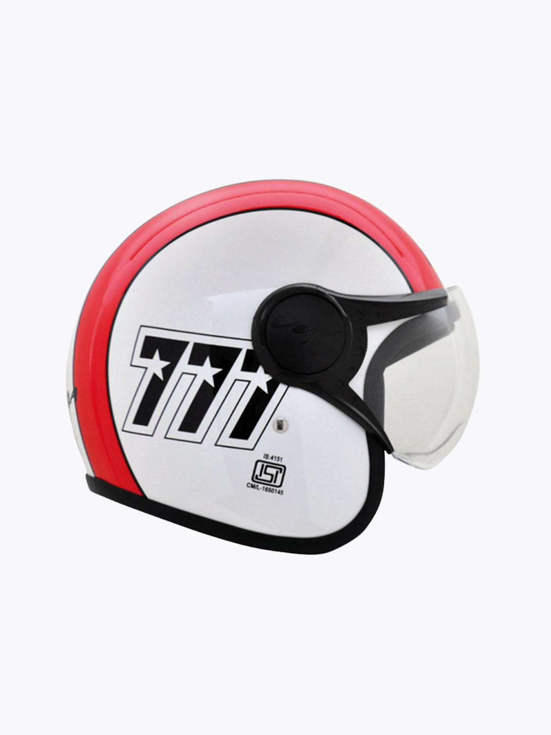 Vega jet 777 With Visor White Red
