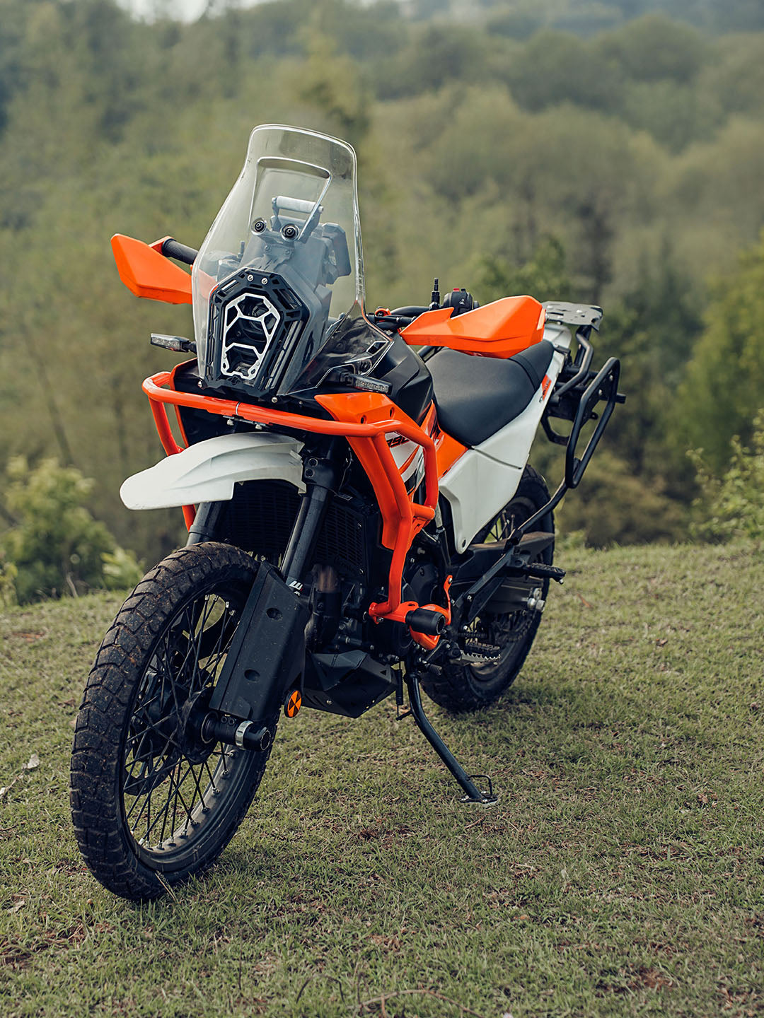 Legundary KTM ADV 390 2025 Model Raptor Crash Guard Orange