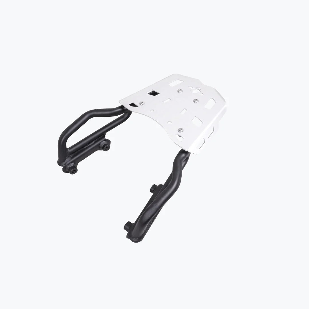 LEGUNDARY TRIUMPH TRACKER 400 ATLAS LUGGAGE CARRIER BLACK AND SILVER