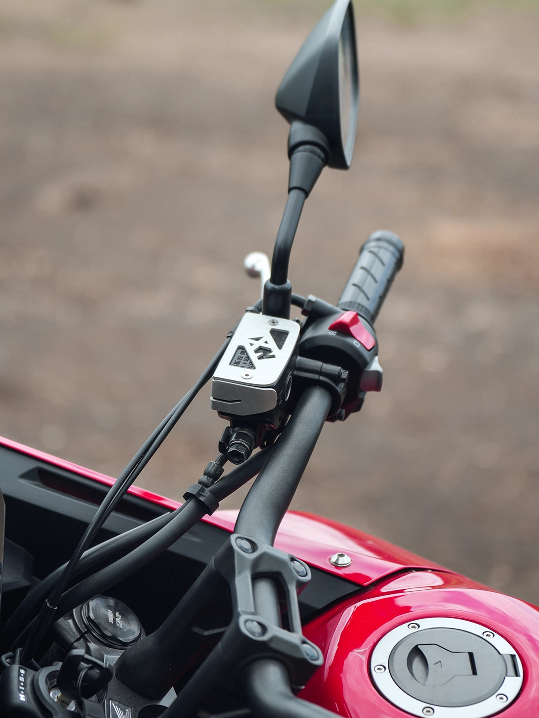 Legundary Honda NX500 Tricorn Front Oil Cap Aluminium