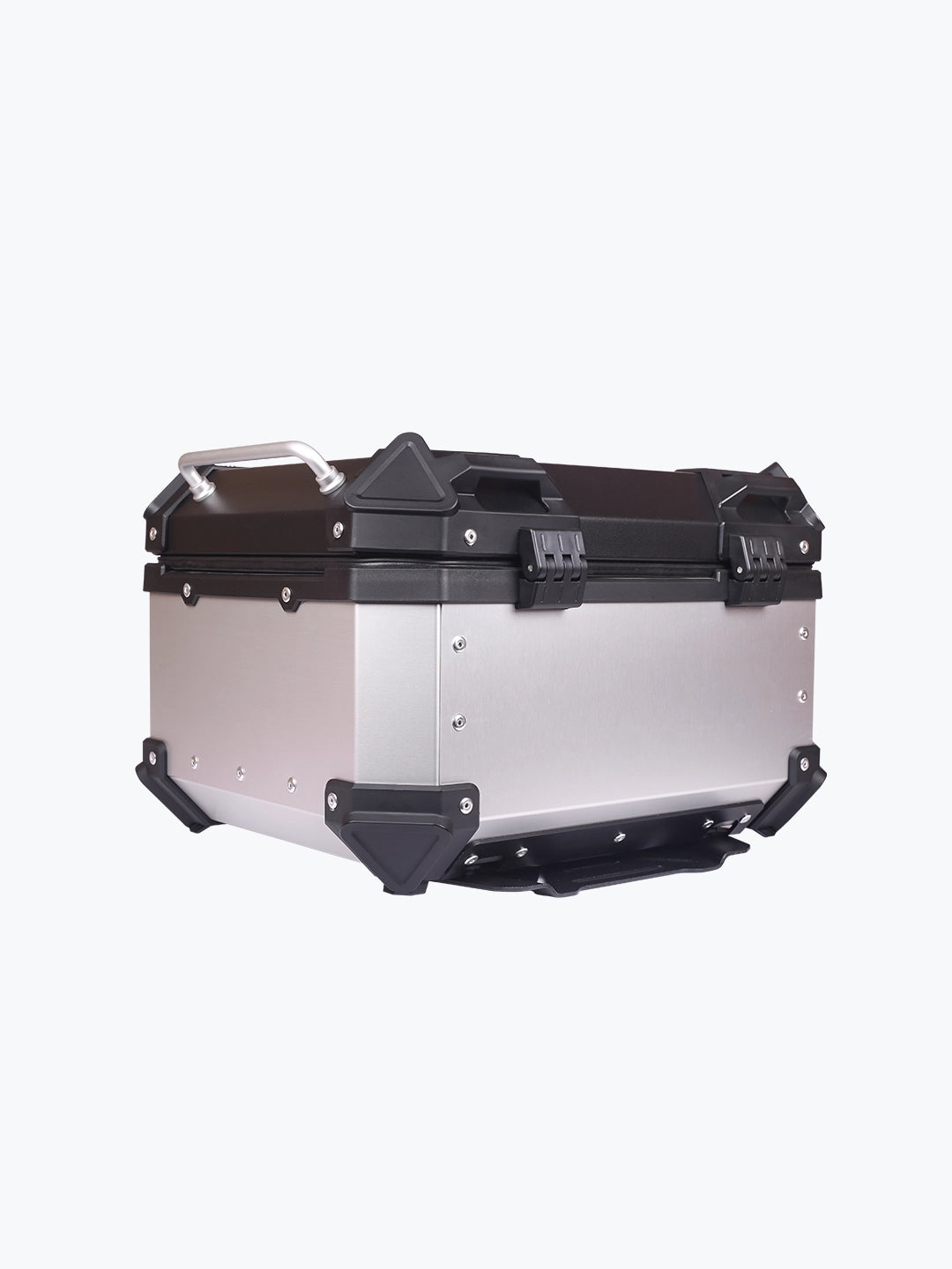 JB Racing Top Case 35L Premium Silver With Backrest Pad