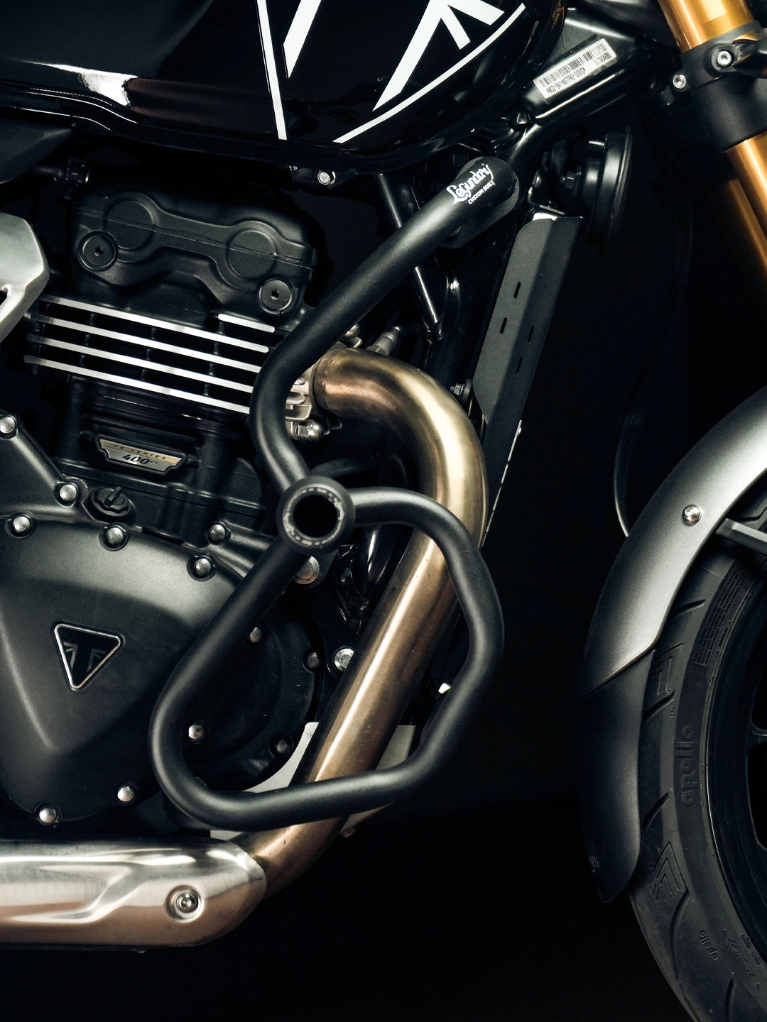 Legundary Triumph Speed 400 Thanos Crash guard With Slider