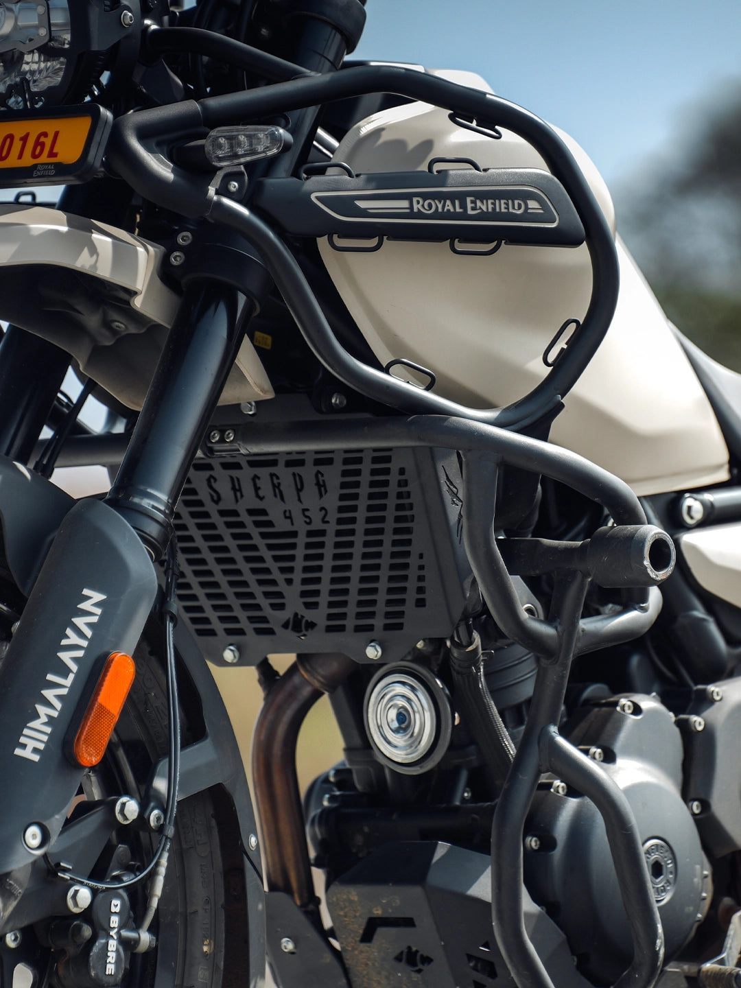 Legundary Himalayan 450 Sherpa Radiator Grill Mild Steel