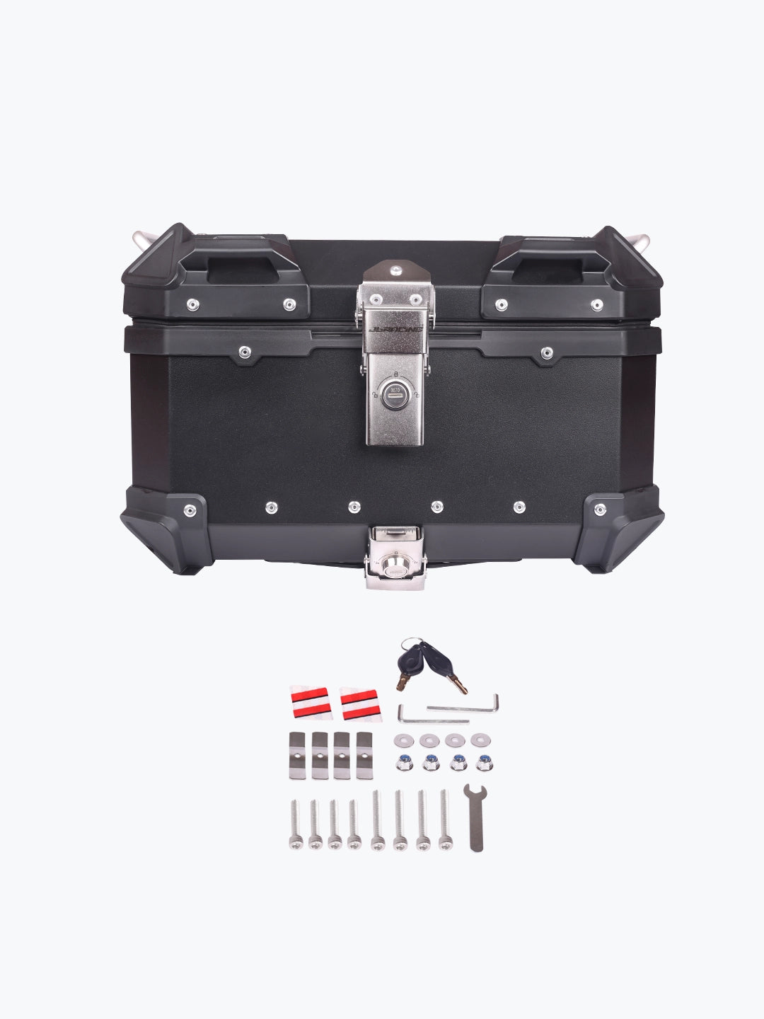 JB Racing Top Case 35L Premium Black With Backrest Pad