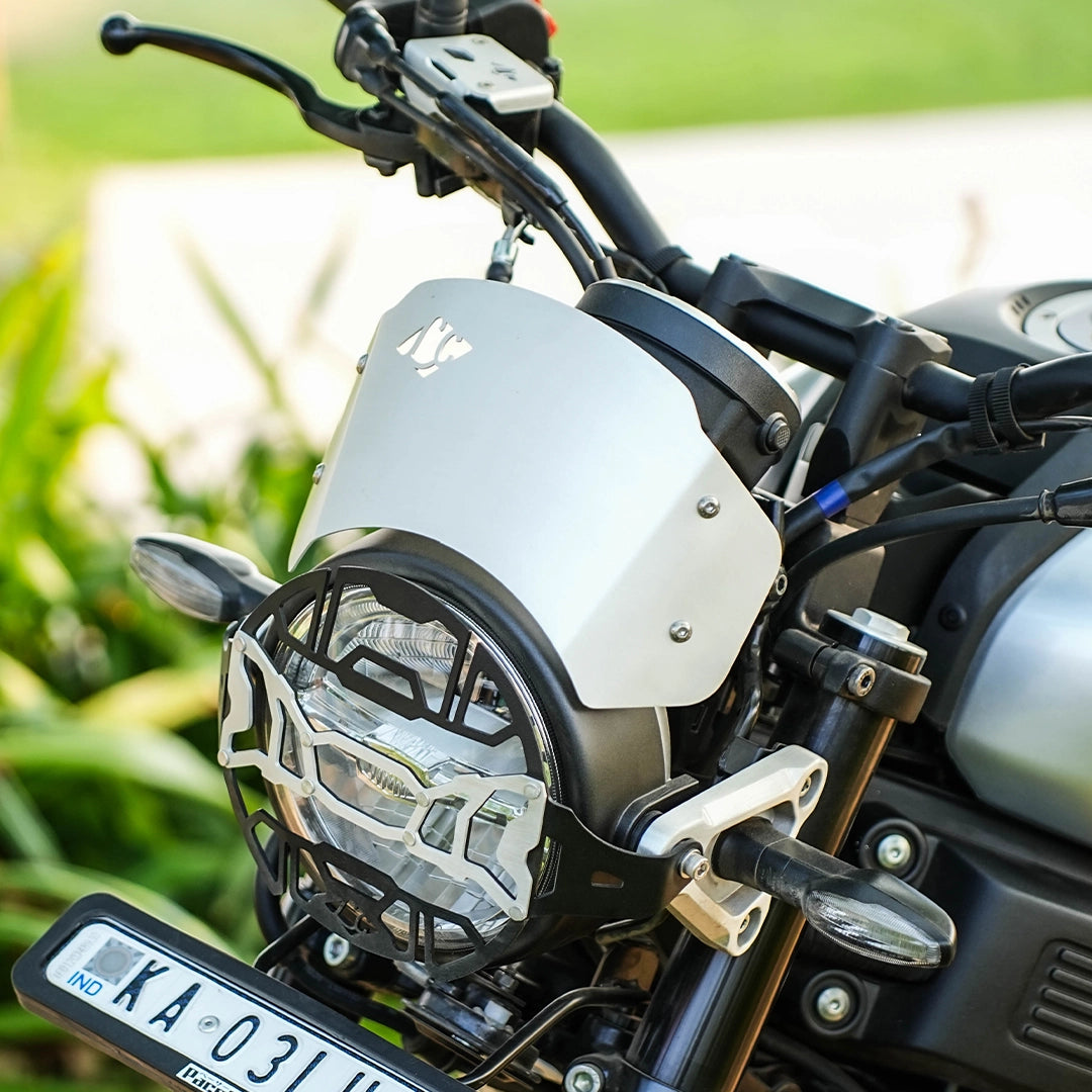 Legundary YAMAHA XSR 155 ZEPHYR VISOR BLK SILVER