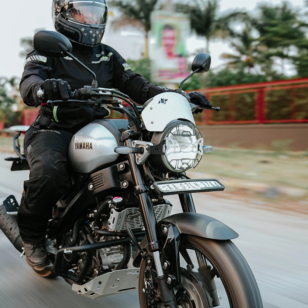 Legundary YAMAHA XSR 155 ZEPHYR VISOR BLK SILVER