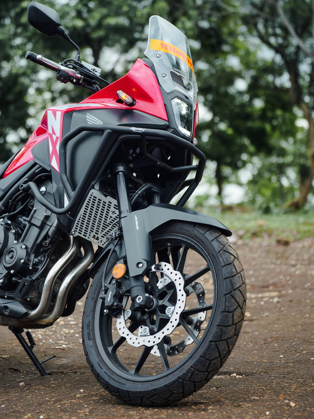 Legundary Honda NX500 Vector Radiator Grill Aluminium