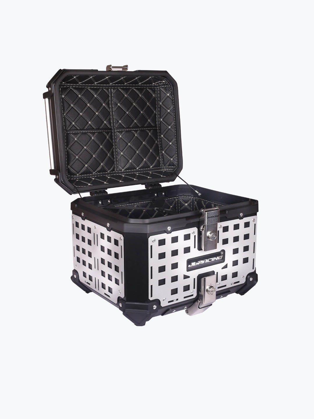 Jb Racing Top Case 3D Mesh 45L Black With Back Rest Pad