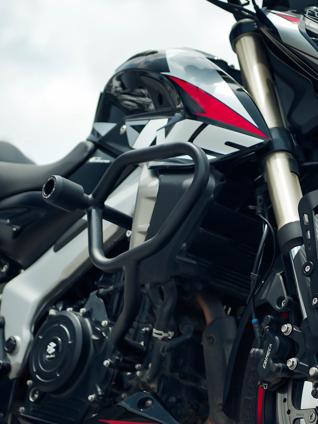 Legundary Bajaj Pulsar NS400Z Pegasus Crash guard With Slider