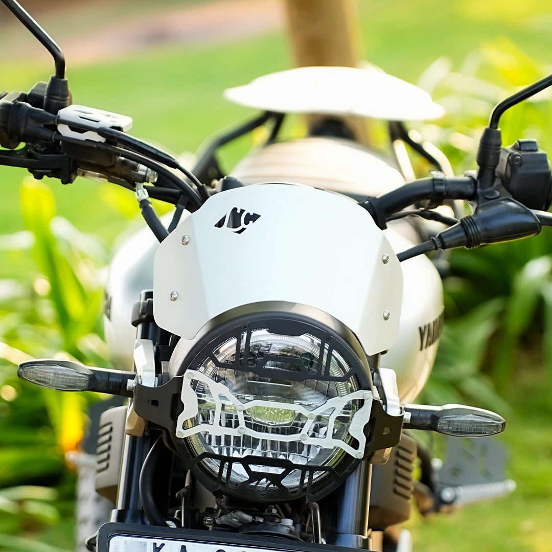 Legundary YAMAHA XSR 155 ZEPHYR VISOR BLK SILVER