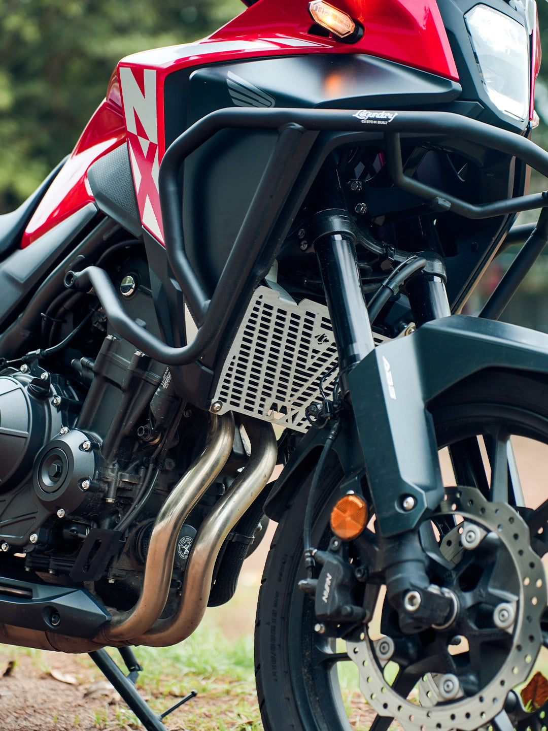 Legundary Honda NX500 Vector Radiator Grill Aluminium