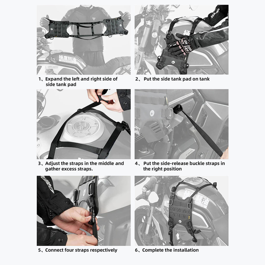 Rhinowalk Tank Base Mounting Bag MTR001B Black