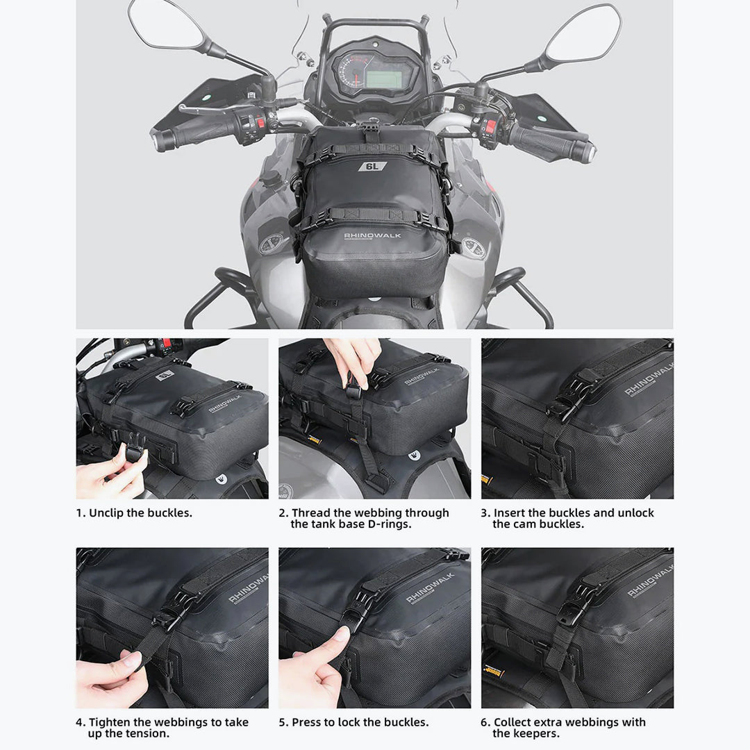 Rhinowalk Water Proof Crash Bar Bag 6L MT2206