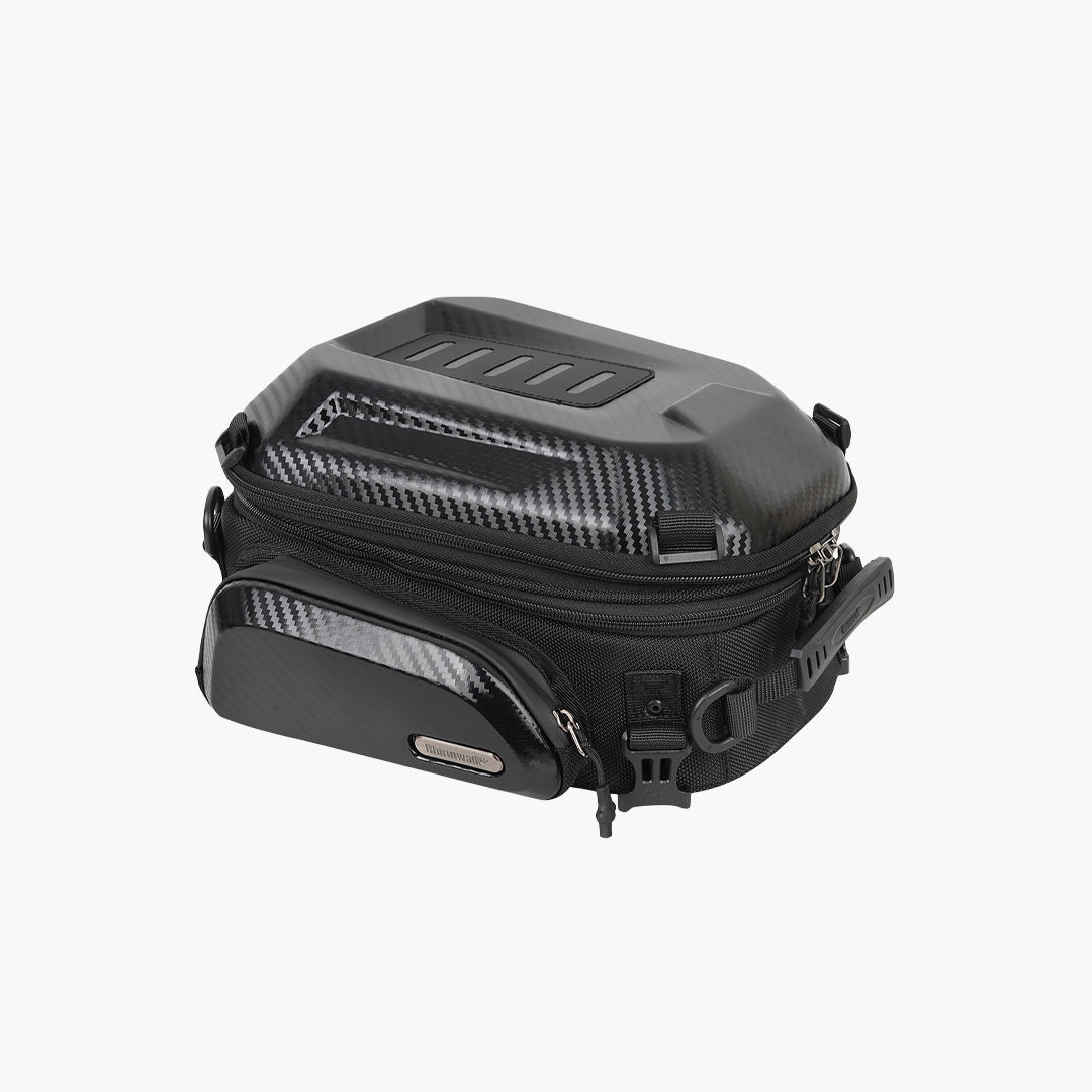 RHINOWALK HARD SHELL TAIL BAG CARBON BLACK MTR4001BP