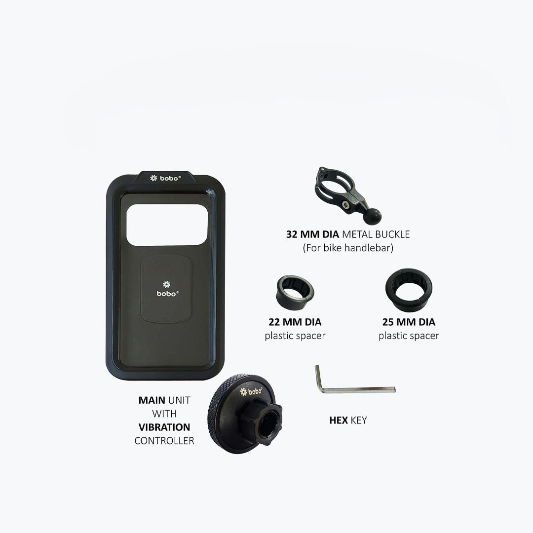 BOBO BM10H PRO WP PHONE HOLDER WITH VIBRATION