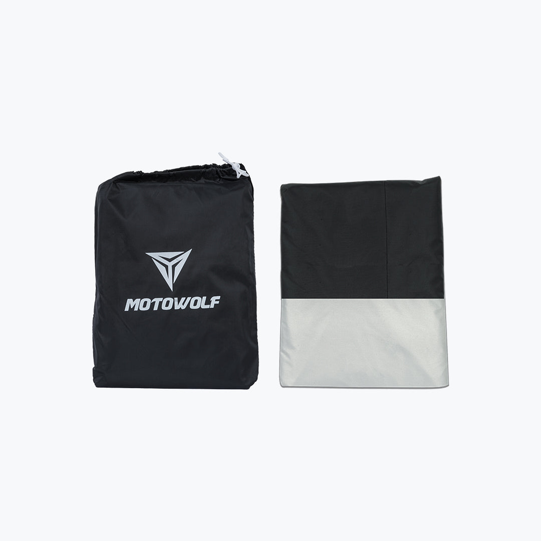 MOTOWOLF MDL0802B 190T Black Motorcycle Cover
