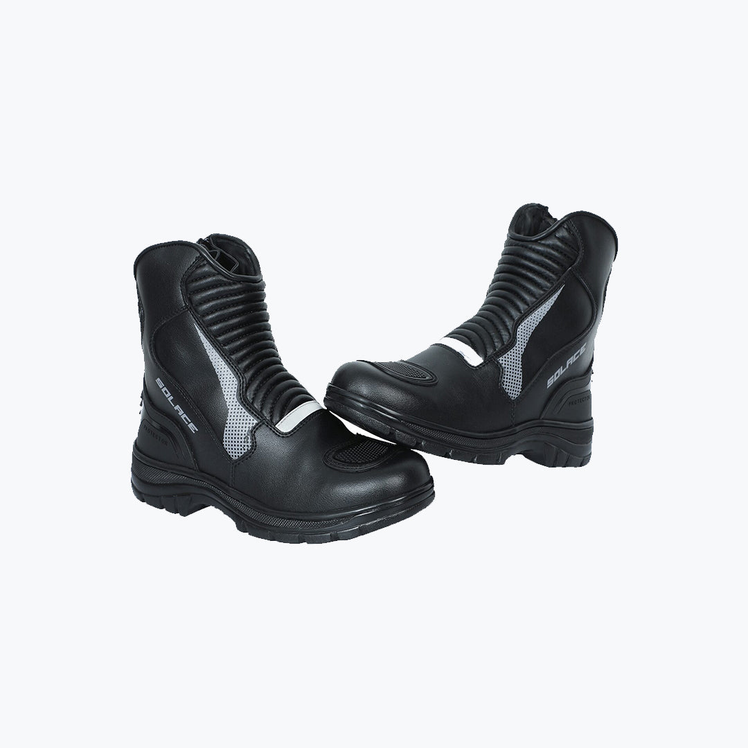 Solace Scout Boots Black Grey